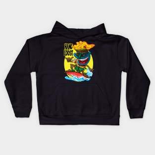 Hang Loose Tiki Surfer Kids Hoodie